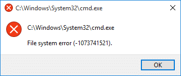 File System Errors